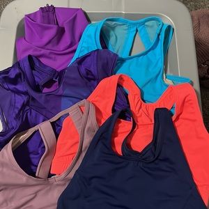 6 Large child athletic tops